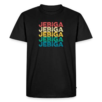 Jebiga rôti Yougoslavie disant Balkan Yugo - T-shirt Premium bio Homme - noir - Devant - Nico (187cm)