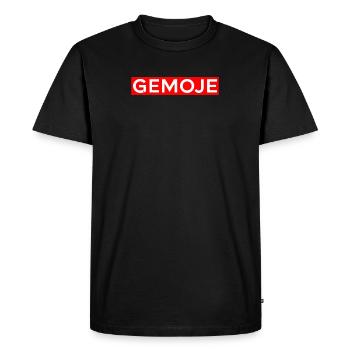 Gemoje Hessisch dialekt Saarland Mundart Geschenk - Männer Premium Bio T-Shirt - Schwarz - Vorne - Nico (187cm)