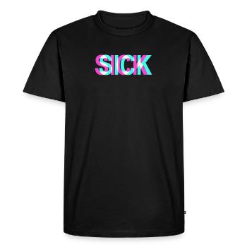 Sick Krank Krass Krasso Sickmode Sick - Männer Premium Bio T-Shirt - Schwarz - Vorne - Nico (187cm)