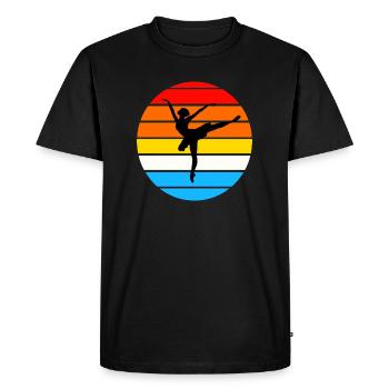 FILLE - T-shirt Premium bio Homme - noir - Devant - Nico (187cm)