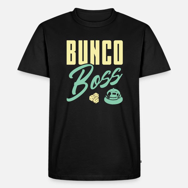 Bunco Boss - Männer Premium Bio T-Shirt - Schwarz