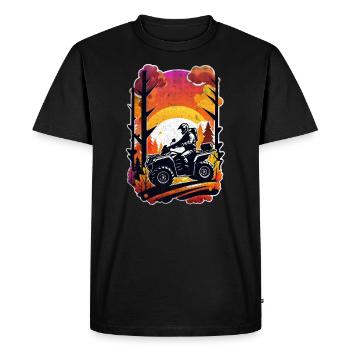 Quad & Off-Road - Men's Premium Organic T-Shirt - black - Front - Nico (187cm)