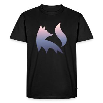 Fox Silhouette Forest Nature Animal Red Fox Forest Animal - Men's Premium Organic T-Shirt - black - Front - Nico (187cm)