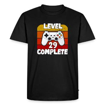 29 Year Anniversary - Gamer Video Games - Men's Premium Organic T-Shirt - black - Front - Nico (187cm)
