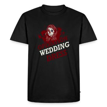 Bachelorette party bride - T-shirt Premium bio Homme - noir - Devant - Nico (187cm)