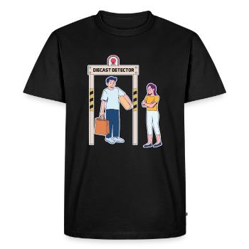 Conception de jouets pour la fête des pères - T-shirt Premium bio Homme - noir - Devant - Nico (187cm)
