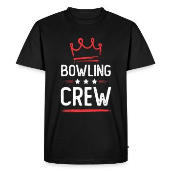 Équipe de bowling - T-shirt Premium bio Homme - noir - Devant - Nico (187cm)