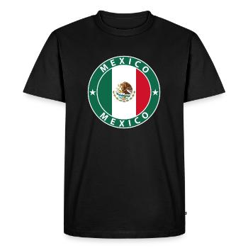 Mexique - T-shirt Premium bio Homme - noir - Devant - Nico (187cm)