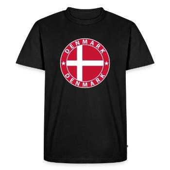 Danemark - T-shirt Premium bio Homme - noir - Devant - Nico (187cm)