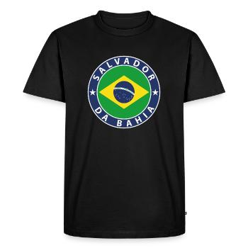 Salvador - T-shirt Premium bio Homme - noir - Devant - Nico (187cm)