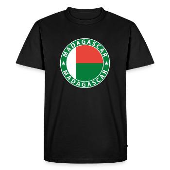 Madagascar - T-shirt Premium bio Homme - noir - Devant - Nico (187cm)