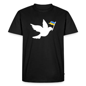 Ukraine - T-shirt Premium bio Homme - noir - Devant - Nico (187cm)