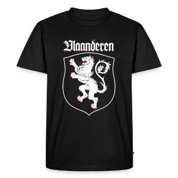 Lion of Flanders - Men's Premium Organic T-Shirt - black - Front - Nico (187cm)