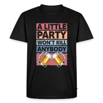 Célébrez la soirée des filles alcoolisées - T-shirt Premium bio Homme - noir - Devant - Nico (187cm)