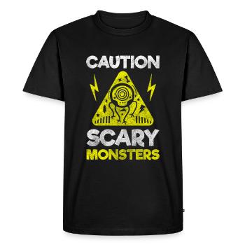 Déguisement effrayant d’Halloween - T-shirt Premium bio Homme - noir - Devant - Nico (187cm)
