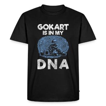 Gokart Driver Go kart Racing - T-shirt Premium bio Homme - noir - Devant - Nico (187cm)