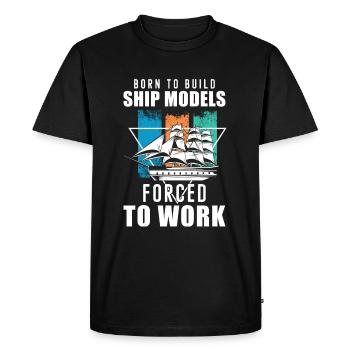Model Making Water Rc Ship - Men's Premium Organic T-Shirt - black - Front - Nico (187cm)