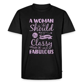 Mode Style Bijoux à la pointe de la technologie - T-shirt Premium bio Homme - noir - Devant - Nico (187cm)