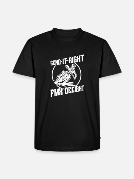 Dirt Bike Rider FMX Delight MX Motocross Supercross - Men's Premium Organic T-Shirt - black