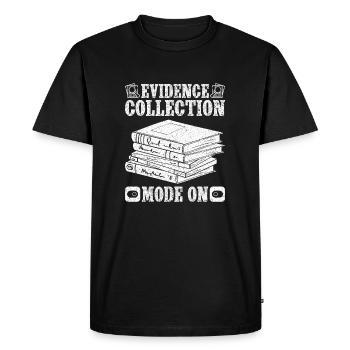Mode de preuve d’analyste médico-légal sur le laboratoire de criminalité de l’escouade - T-shirt Premium bio Homme - noir - Devant - Nico (187cm)