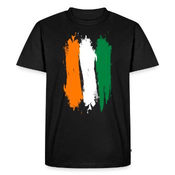 Côte d’Ivoire - T-shirt Premium bio Homme - noir - Devant - Nico (187cm)
