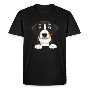 Appenzeller Sennenhund - T-shirt Premium bio Homme - noir - Devant - Nico (187cm)