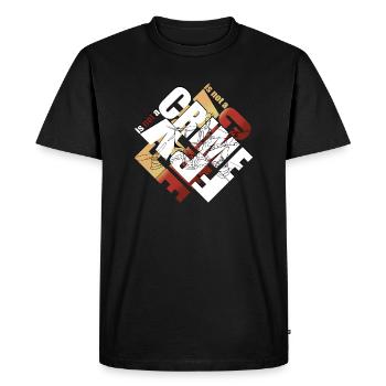 FPV is not a Crime - Men's Premium Organic T-Shirt - black - Front - Nico (187cm)