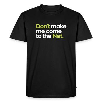 Padel Padel Joueur Padeltennis Padel Tennis - T-shirt Premium bio Homme - noir - Devant - Nico (187cm)