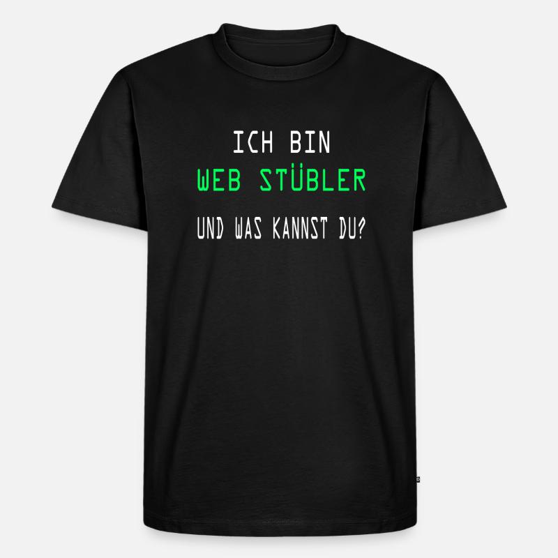 Computerarbeit Computerfreak Programmierung Coding - Männer Premium Bio T-Shirt - Schwarz