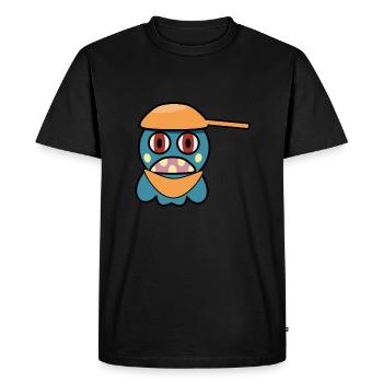 Monstre - T-shirt Premium bio Homme - noir - Devant - Nico (187cm)