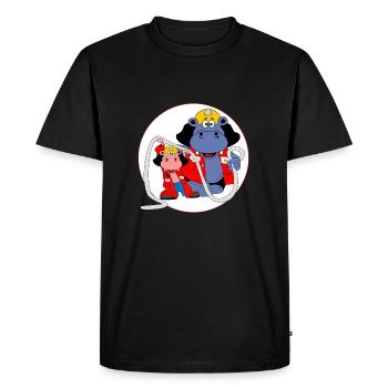 fire brigade hippo youth fire brigade hippo club - Men's Premium Organic T-Shirt - black - Front - Nico (187cm)