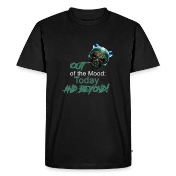 Zero Mood: Aujourd’hui et au-delà! - T-shirt Premium bio Homme - noir - Devant - Nico (187cm)