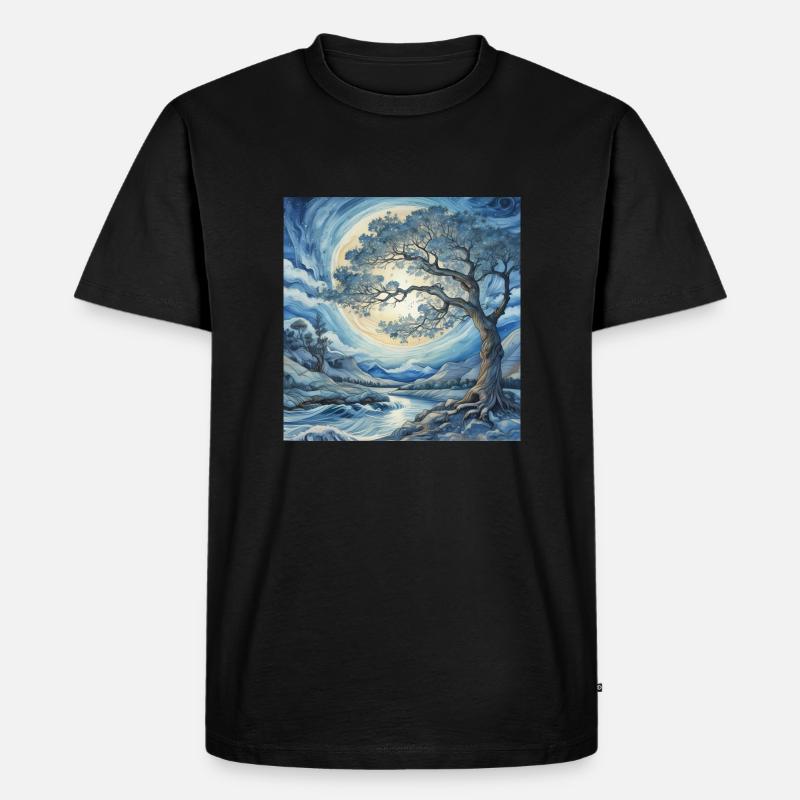 Yggdrasil – Baum des Lebens - Männer Premium Bio T-Shirt - Schwarz