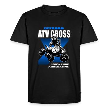 Quad Racing - ATV Racer - T-shirt Premium bio Homme - noir - Devant - Nico (187cm)