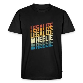 Légaliser Bikers Bunt - T-shirt Premium bio Homme - noir - Devant - Nico (187cm)