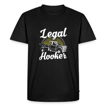 Legal tow truck tow trucks - Men's Premium Organic T-Shirt - black - Front - Nico (187cm)