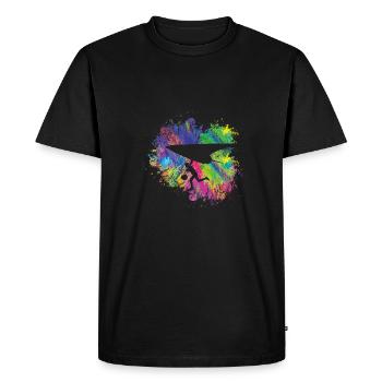 Summer Paragliding - Men's Premium Organic T-Shirt - black - Front - Nico (187cm)