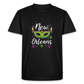 Carnival New Orleans - Men's Premium Organic T-Shirt - black - Front - Nico (187cm)