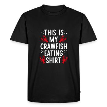Armoured Crabs Vinegar Shirt - Men's Premium Organic T-Shirt - black - Front - Nico (187cm)