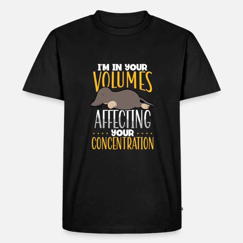 Ihre Konzentration Beeinträchtigen - Männer Premium Bio T-Shirt - Schwarz