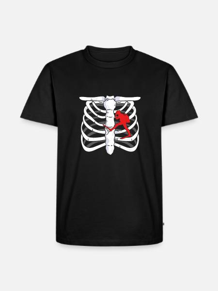 Lung of the diver - Men's Premium Organic T-Shirt - black