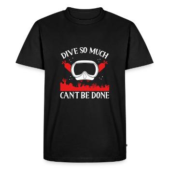 Plonger Tant de choses ne peuvent pas être faites - T-shirt Premium bio Homme - noir - Devant - Nico (187cm)
