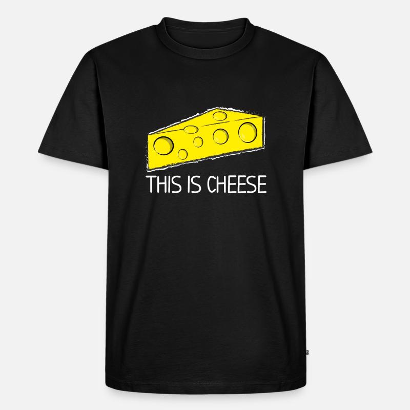 C’est du fromage - T-shirt Premium bio Homme - noir