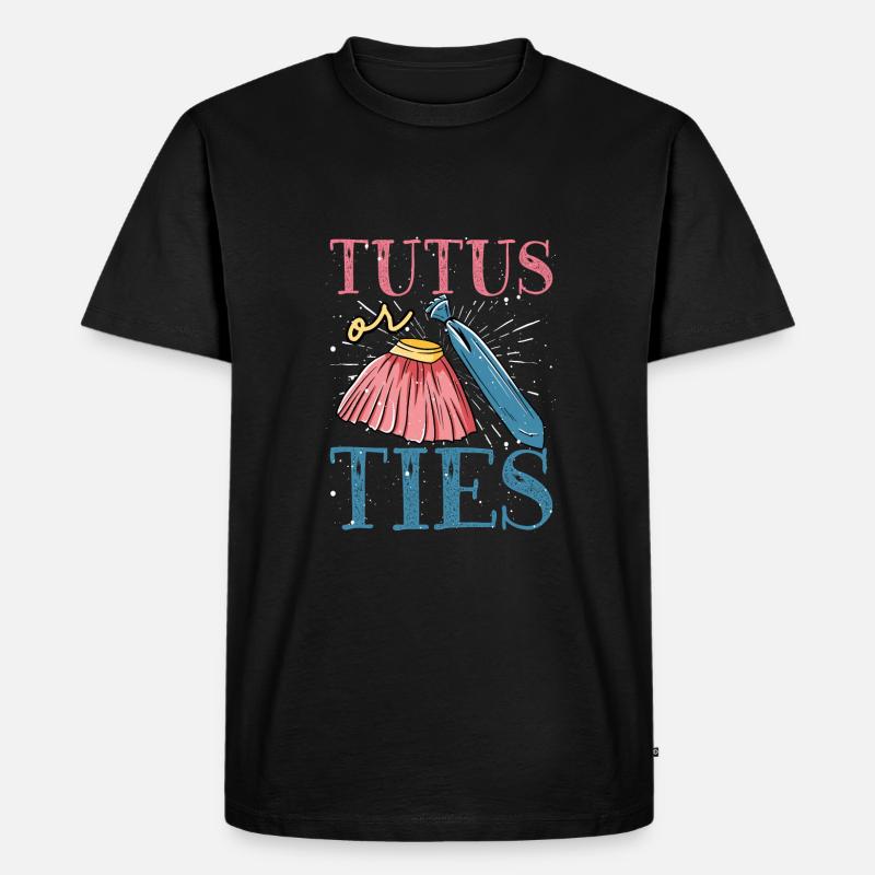 Tutus Oder Krawatten - Männer Premium Bio T-Shirt - Schwarz