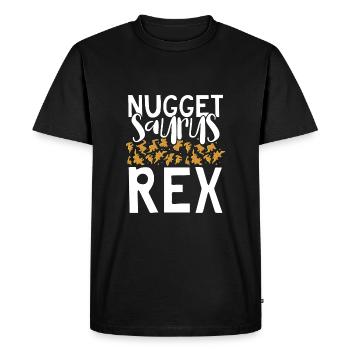 Pépite Saurus Rex - T-shirt Premium bio Homme - noir - Devant - Nico (187cm)