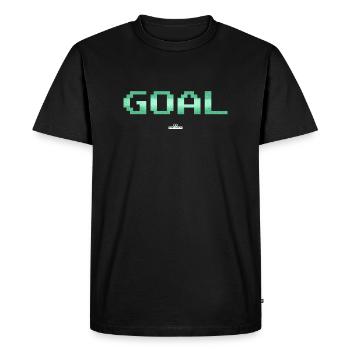 Objectif de jeu infini - T-shirt Premium bio Homme - noir - Devant - Nico (187cm)
