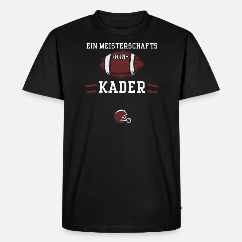 Ein Meisterschafts Kader - Männer Premium Bio T-Shirt - Schwarz