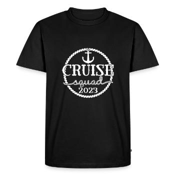 Cruise Squad 2023 Croisière Famille Amis Vacances - T-shirt Premium bio Homme - noir - Devant - Nico (187cm)