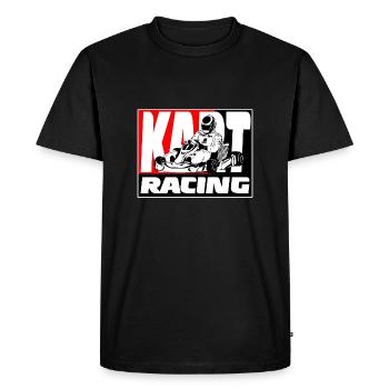 GoKart - Karting - Kart - Go Kart - T-shirt Premium bio Homme - noir - Devant - Nico (187cm)