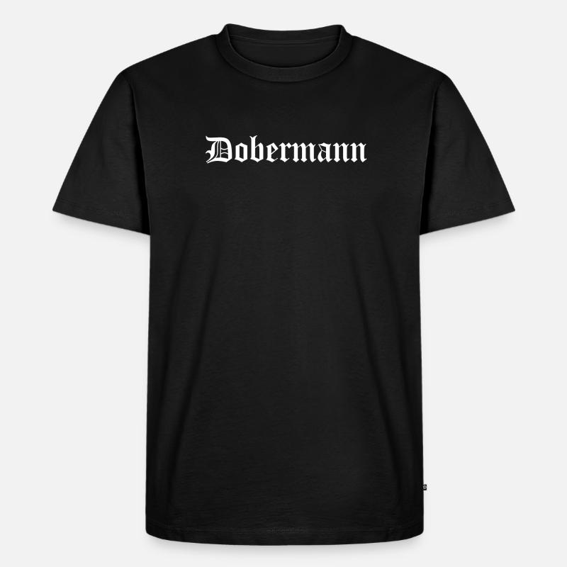 Dobermann forever! - Männer Premium Bio T-Shirt - Schwarz